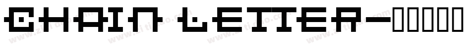 Chain Letter字体转换